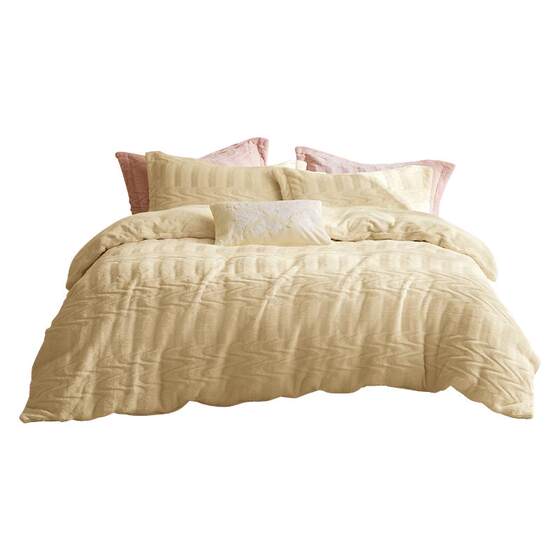 Luolai Home Textiles Autumn and Winter Mousse Four-piece Set