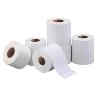 Coated paper self-adhesive label barcode