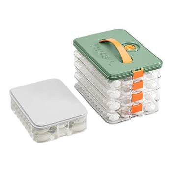 Special storage box for dumplings and wontons freshly frozen refrigerator