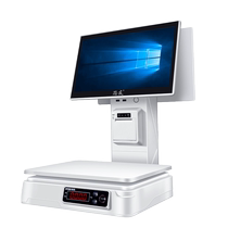 Intelligent AI product recognition fruit store cash register cashier scale weighing all-in-one machine fruit and vegetable cooked food snacks convenience store fresh food supermarket braised vegetable shop electronic scale cash register