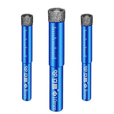Tile drill bit punching dry 6mm marble vitrified tile all-ceramic tile glass without water special drill bit