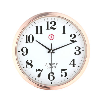 Shanghai clock factory clock watch living room bedroom home wall clock modern simple quartz clock table clock silent wall clock
