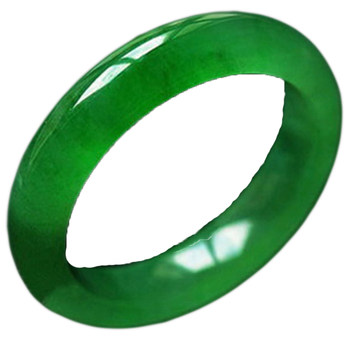 Burmese green young style bracelet ice type natural round bar