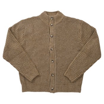 Chai mi wool blend stand collar thickened sweater jacket Chai mi wool blend stand collar thickened sweater jacket