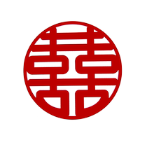 Wedding room layout womans makeup table special small happy character stickers wedding decoration bedroom wedding supplies