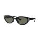 Cat eye folding sunglasses ສໍາລັບແມ່ຍິງ, ຕ້ານ UV, ໃບຫນ້າຂະຫນາດນ້ອຍ