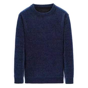 2024 men's chenille plus velvet thickened knitted sweater 2024 men's chenille plus velvet thickened knitted sweater
