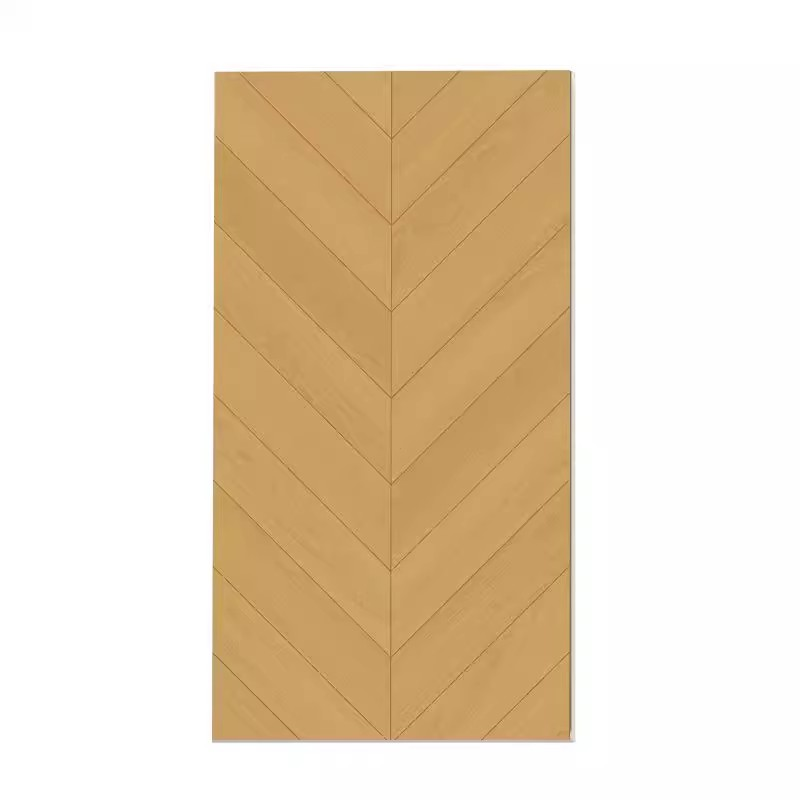 Fishbone wood grain tiles floor tiles living room bedroom imitation wood floor tiles Guangdong Foshan velvet genuine anti-fouling all-ceramic