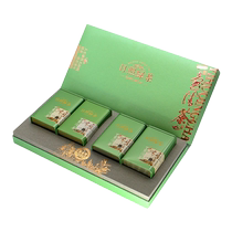 Shandong Terrific Day photo green tea gift box containing 2024 new tea special class Ming front spring tea thick and fragrant accompanied by a pot of tea