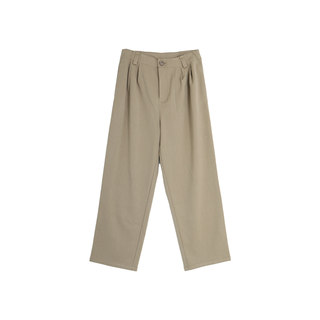 西町村屋哈伦裤女装秋冬文艺质感简约百搭通勤休闲长裤HD8301001