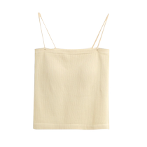 White camisole womens inner wear with breast pads one-line tube top suit bottoming top bra all-in-one beautiful back underwear