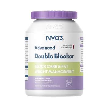 Norwegian nyo3 double blocking card pills control sugar block carbohydrate fat calories big fat belly plant blocking capsule