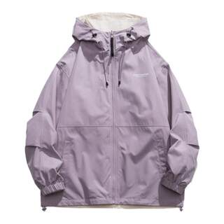 港仔文艺男冲锋衣外套男款秋季2025新款男士棉服秋冬男生连帽夹克