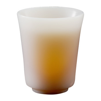 ນ້ຳກ້ອນ mutton fat jade white porcelain pure handmade high-end ຈອກຊາ