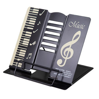 Desktop-notenständer, notenständer, tragbarer klarinetten-notenständer