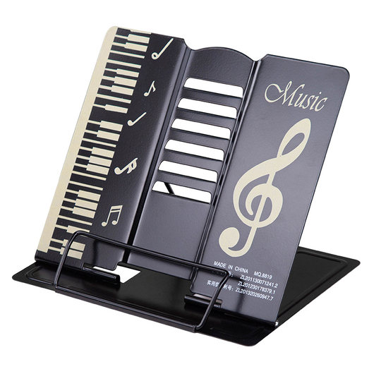 Desktop music stand music score portable clarinet music stand