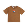 Mountain girls pure cotton short-sleeved T-shirt 2026 summer children's outdoor sports breathable tops girls camping clothes