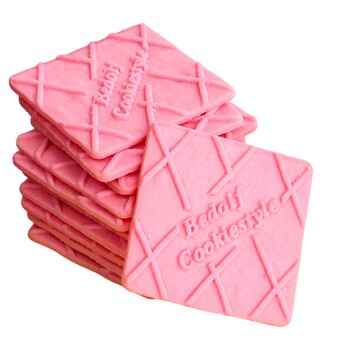 Internet celebrity crispy square biscuit cake decoration ornaments