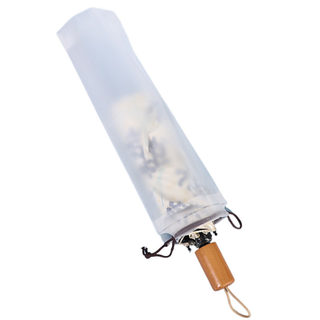 Translucent umbrella storage bag large waterproof drawstring