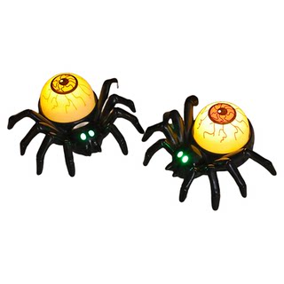 Halloween decoration glowing spider skull wristband bracelet