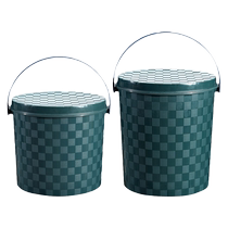 Handle bucket home car wash bucket storage bucket student dormitory laundry bucket cleaning bucket fishing bucket plastic household