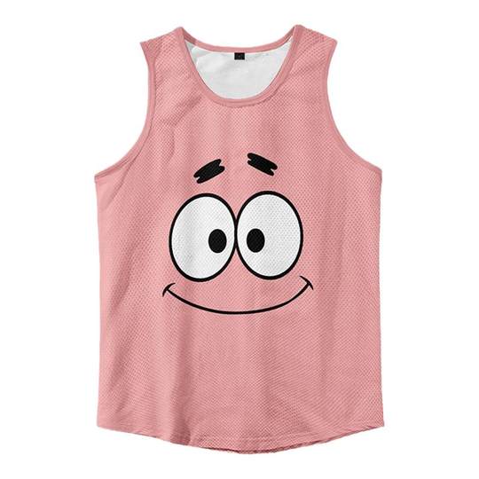 Патрик Стар Губка Боб Квадратные Штаны Жилет Дышащая и быстросохнущая пара