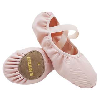 Girls' special soft-soled stretch fabric dance shoes that won't tire your feet