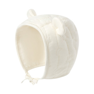 Babylove baby windproof hat autumn and winter baby thin quilted warm hat solid color versatile ear protection cap toe cap