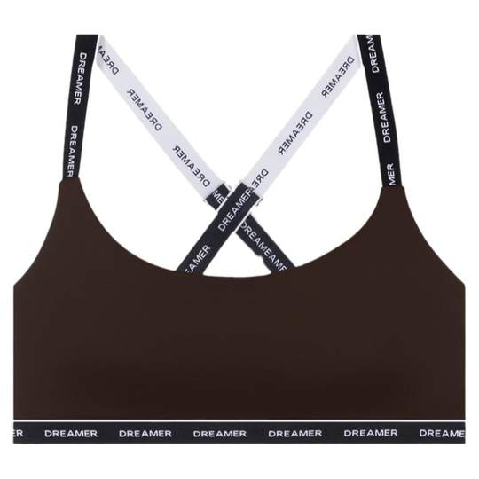 轻运动美背心内衣女无痕防下垂收副乳抹胸薄款大胸显小胸聚拢文胸