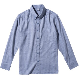 Pure cotton long-sleeved shirt for middle-aged dad