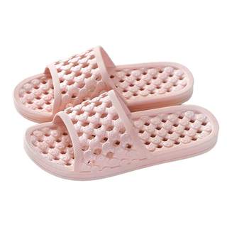 Men's and women's slippers home non-slip indoor leaking massage bathroom bathing home outdoor wear summer home sandals women