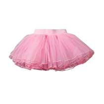 Jupe en gaze de danse pour enfants jupe pour fille jupe courte jupe de ballet de danse jupe tutu uniforme dentraînement jupe blanche