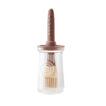 (Self-operated) amercook oil brush silicone food grade barbecue brush kitchen high temperature resistant integrated oil brush bottle