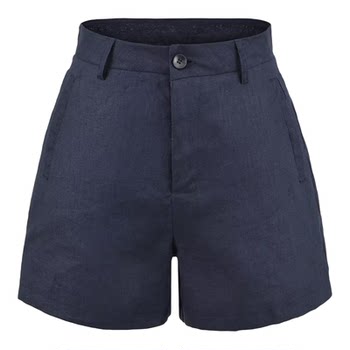 Miancun tencel linen ເປັນມິດກັບຜິວຫນັງ breathable ອາຍຸເງິນສັ້ນບາດເຈັບແລະກາງເກງຂາສັ້ນຂອງແມ່ຍິງໃນລະດູຮ້ອນຂອງແມ່ຍິງໄດ້ອະເນກປະສົງຜ່ອນຄາຍຊື່