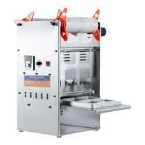 Liqiang brand moon cake automatic sealing machine moon cake tray automatic sealing machine pastry packaging machine snack box sealing machine egg blister box sealing machine egg yolk bubble shell automatic sealing machine