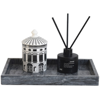 Ins marble tray desktop storage tray