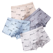 Mens underwear mens pants modal cotton young boys students breathable boxer briefs mens boxer briefs men