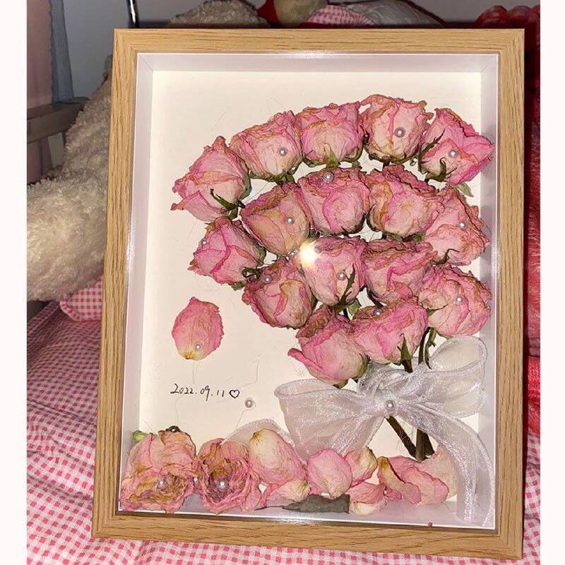 Dried Flower Seed Photo Frame DIY Handmade Hollow 3D Plant Specimen Rose Preservation Display Stand Creative Gift 520 Dried Flower Seed Photo Frame DIY Handmade Hollow 3D Plant Specimen Rose Preservation Display Stand Creative Gift 520
