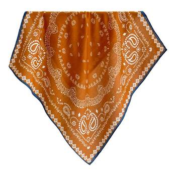 Cotton and linen small square scarf for spring and autumn, simple, elegant and gentle for women