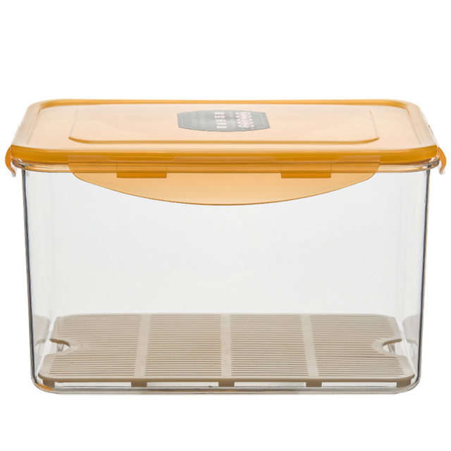 Rectangular food-grade kitchen fruit and vegetable freshness box