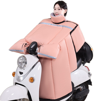 Electric vehicle windshield quilt with velvet in winter