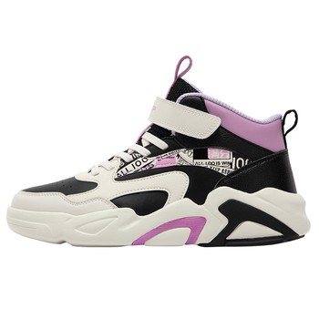 Xtep children's shoes, children's girls' white shoes, autumn and winter skateboard shoes, new children's shoes, sports shoes, sneakers, medium and large children's shoes