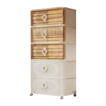 Anjia diary sliding door clothing storage cabinet with large capacity