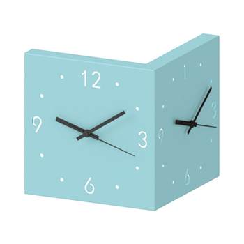 No punching and no damage to the wall steel double-sided sun angle clock with light