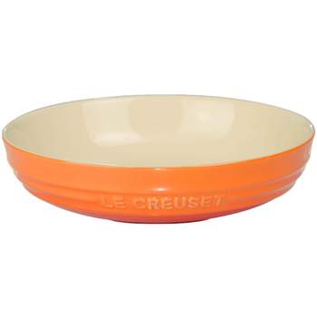 ສີເຢັນ LE CREUSET French deep plate 20cm fish plate fruit plate ins internet celebrity house tableware