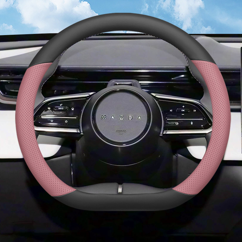 ผ้าคลุมพวงมาลัย Mazda Ez60 รุ่นปี 2025 บางเฉียบ พิเศษกันลื่น กันเหงื่อ ไม่ต้องเย็บ ใช้ได้ทุกฤดูกาล