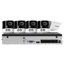 TP-LINK binocular splicing large field of view surveillance set POE camera outdoor waterproof home and commercial 588VP