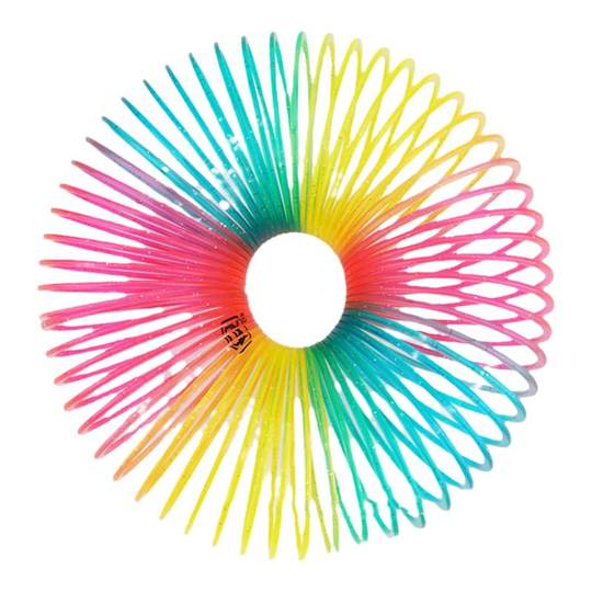 大号魔力彩虹圈弹簧圈男孩女孩益智弹力圈宝宝发光早教弹弹圈玩具