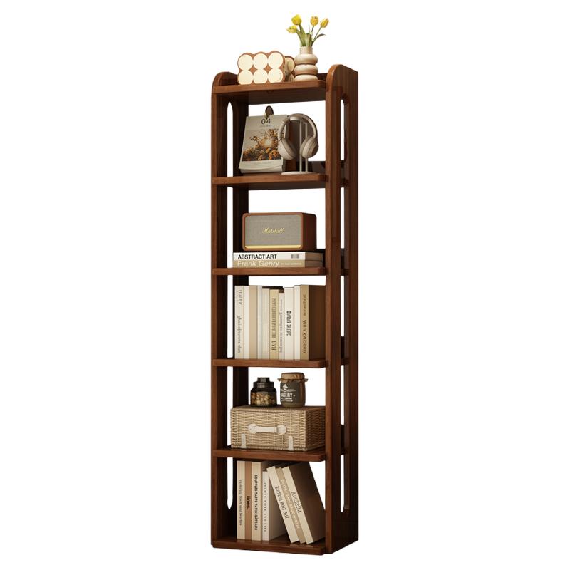 Not expensive and better - all solid wood - floor-standing bookshelf storage rack