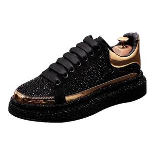 Acendra zapatillas de deporte de lujo para hombre, elegantes, con suela gruesa y mocasines altos, zapatos informales versátiles y modernos
